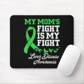 Lebererkrankungen Bewusstsein meine Mamas kämpfen Mousepad (Mit Mouse)