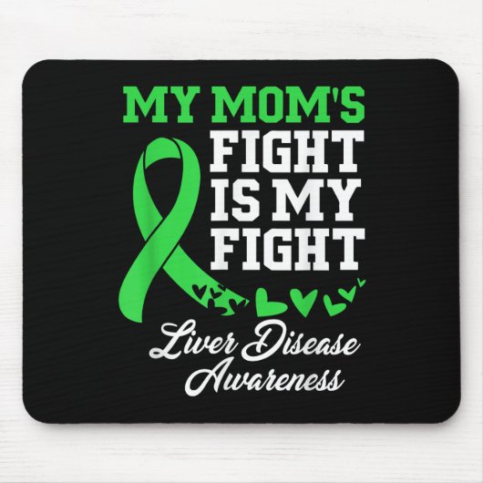 Lebererkrankungen Bewusstsein meine Mamas kämpfen Mousepad (Vorne)