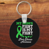 Lebererkrankungen Bewusstsein meine Mamas kämpfen  Schlüsselanhänger (Vorderseite)