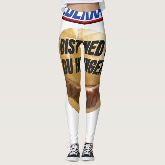 Leberkas - Du bist ned du wenn du HUNGER host Leggings (Vorderseite)