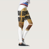 Leberkas - Du bist ned du wenn du HUNGER host Leggings (Rechts)