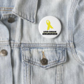 Leberkrankheits-Bewusstsein Button (Beispiel)