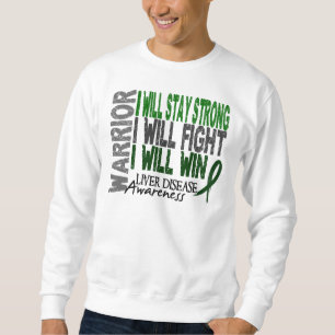 Leberkrankheits-Krieger Sweatshirt
