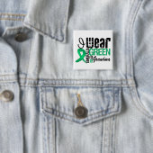 Leberkrebs, den ich trage Smaragdgrün für mein Oma Button (Beispiel)