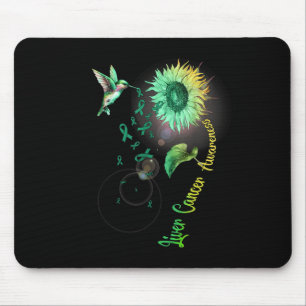 Leberkrebs Sonnenblume Hummingbird Mousepad
