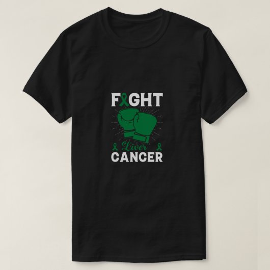 Leberkrebs T-Shirt (Design vorne)