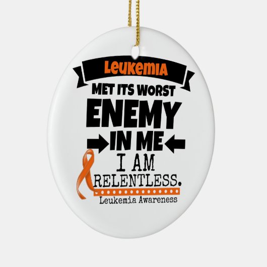 Leberkrebs trifft seinen schlimmsten Feind in mir Keramik Ornament (Rechts)