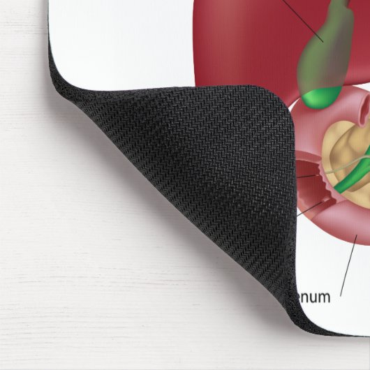 Leberpankreasdiagramm Mousepad (Ecke)