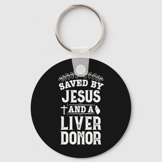 Lebertransplantation Jesus Organspender Operation Schlüsselanhänger (Vorderseite)