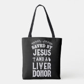 Lebertransplantation Jesus Organspender Operation Tasche (Rückseite)