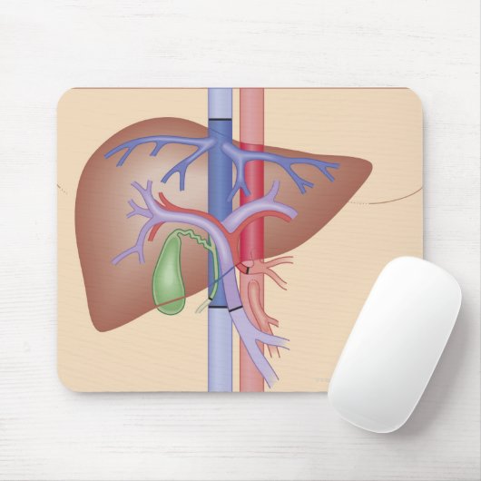 Lebertransplantation Mousepad (Mit Mouse)