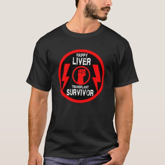 Lebertransplantation T-Shirt (Vorderseite)