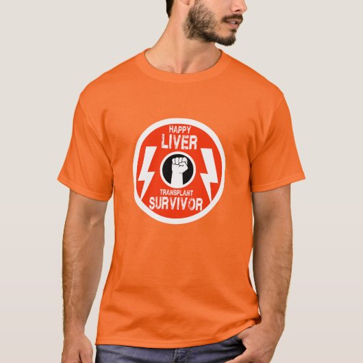 Lebertransplantation T-Shirt (Vorderseite)