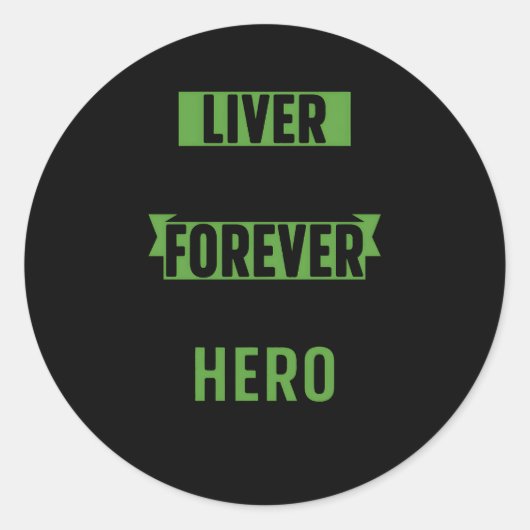 Lebertransplantation Überlebende Leber Transplanta Runder Aufkleber (Vorderseite)