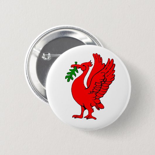 Lebervogel Button (Vorne & Hinten)