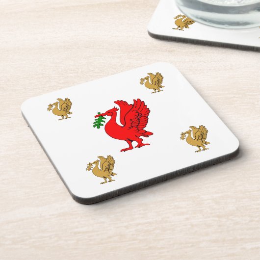 Lebervögel Untersetzer (Linke Seite)