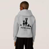 Lebewesen-Crew-sonderbares Trio - Vögel, Alpaka, Hoodie (Schwarz voll)