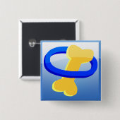 Lebewesen-Sorgfalt-Knopf Button (Vorne & Hinten)