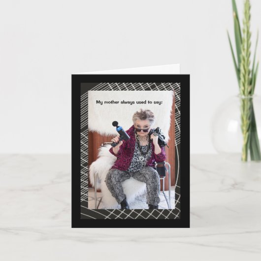 Lebhaft älter werden karte (Vorderseite)