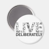 Lebhaft bewusst magnet (Vorderseite/Rückseite)