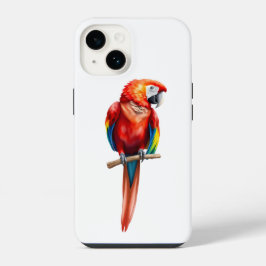 lebhaft gefärbter Ara iPhone 14 Hülle