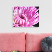 Lebhaft in Pink Dahlia Leinwanddruck (Insitu (Wohnzimmer))