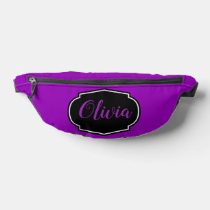 Lebhaft, kühl Fuchsia Lila Personalisiert Bauchtasche