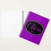 Lebhaft, kühl Fuchsia Lila Personalisiert Planer (Anzeige)