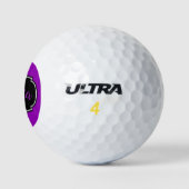 Lebhaft, kühl Lila Personalisiert Golfball (Logo)