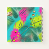 Lebhaft und auffällig notizblock (Rückseite)