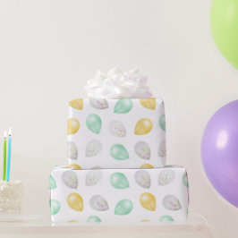 Lebhafte 3D-Balloons-Geschenkwrap Geschenkpapier