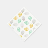 Lebhafte 3D-Balloons Papier Napkins Serviette (Ecke)