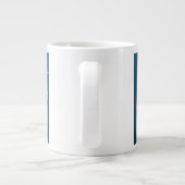 Lebhafte 3D-Blume Jumbo-Tasse (Rückseite)