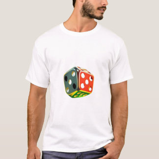 Lebhafte 3D-Würfel - Digital Render T-Shirt