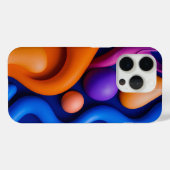 Lebhafte Abstrakte 3D-Formen Case-Mate iPhone Hülle (Rückseite (Horizontal))