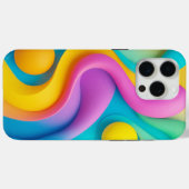 Lebhafte Abstrakte 3D-Formen Case-Mate iPhone Hülle (Rückseite (Horizontal))