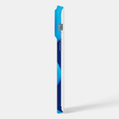 Lebhafte Abstrakte 3D-Formen iPhone Hülle (Linke Seite)