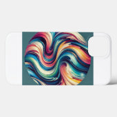 Lebhafte Abstrakte Art Phone Case (Rückseite (Horizontal))