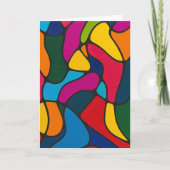 Lebhafte Abstrakte Blank Karte (Vorderseite)