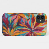 Lebhafte Abstrakte Blume - Fall Case-Mate iPhone Hülle (Rückseite (Horizontal))