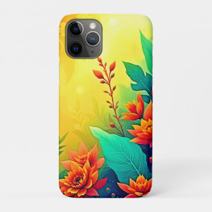 Lebhafte Abstrakte Blumenbeauty Case-Mate iPhone Hülle