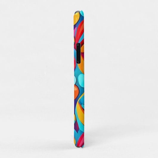 Lebhafte Abstrakte Blumenexplosion Case-Mate iPhone Hülle (Hinten/Rechts)