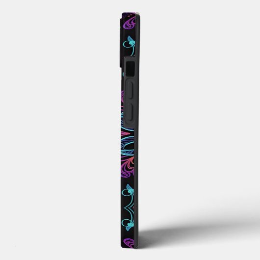 Lebhafte Abstrakte Blüte 2 Case-Mate iPhone Hülle (Rückseite / Links)