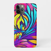 Lebhafte Abstrakte Blüte Case-Mate iPhone Hülle (Rückseite)