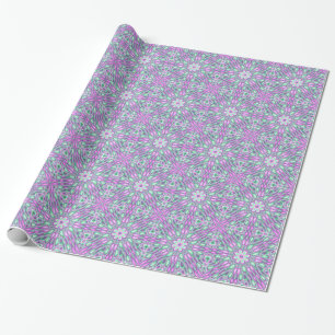 Lebhafte Abstrakte Blüte Geschenkpapier