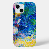 Lebhafte Abstrakte Cat Art Print Case-Mate iPhone Hülle (Rückseite)