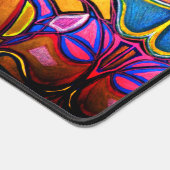 Lebhafte, abstrakte Design-Schreibtischmatte Schreibtischunterlage (Ecke)
