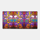 Lebhafte, abstrakte Design-Schreibtischmatte Schreibtischunterlage (Vorderseite)