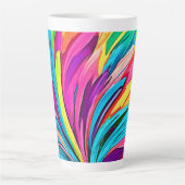 Lebhafte Abstrakte Explosion Milchtasse (Vorderseite)