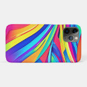 Lebhafte Abstrakte Farbbandkunst Case-Mate iPhone Hülle (Rückseite (Horizontal))